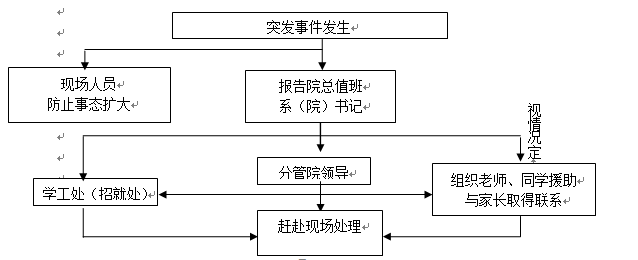 必赢nn699net官网各类突发事件应急预案及处置流程图